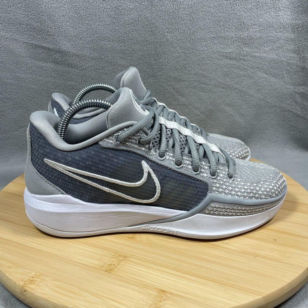 Nike Womens Sabrina 1  Size 5.5 Gray Basketball Shoes Sneakers FQ3391-010
